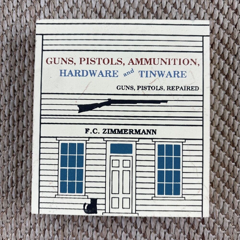 The Cat's Meow: F.C. Zimmerman's Gun Shop - 1993